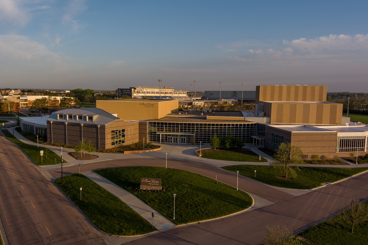 The Oscar Larson Performing Arts Center building 