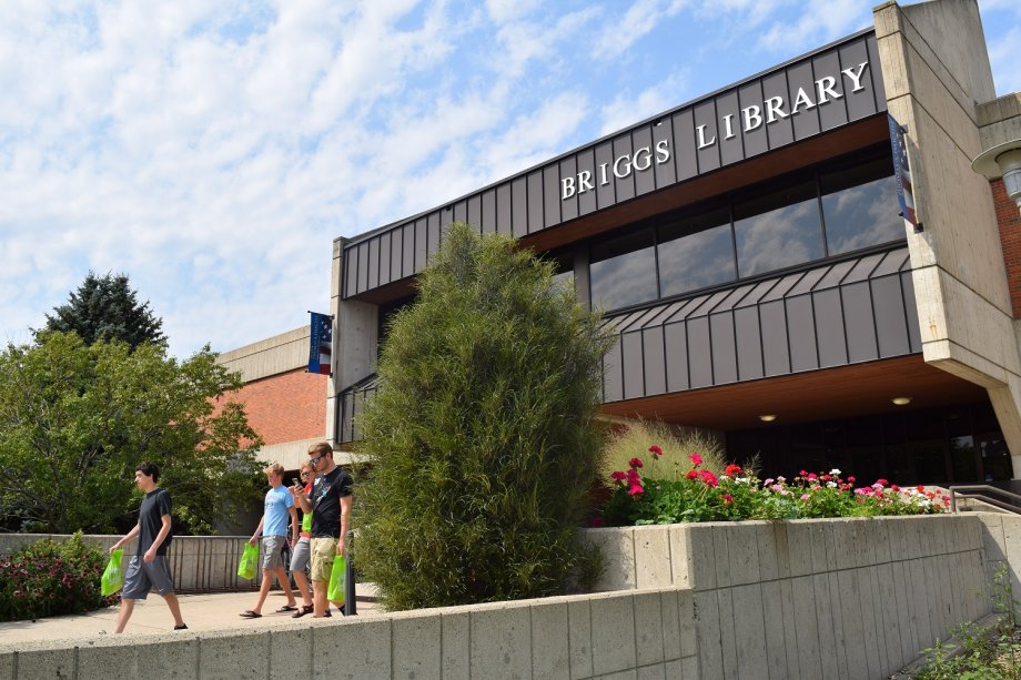 Briggs Library front view