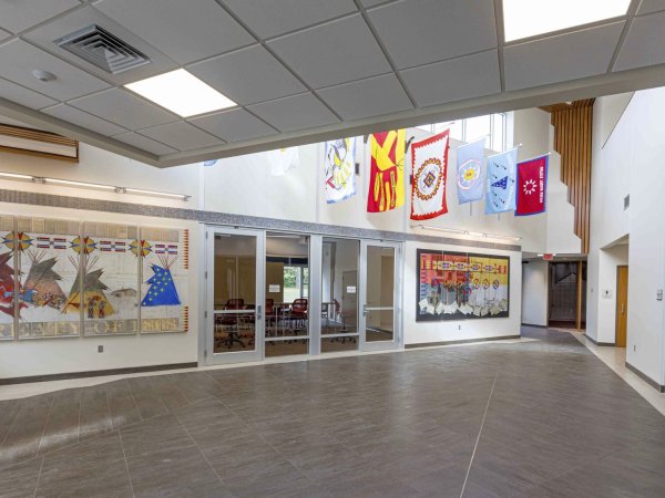 Lobby of the new American Indian Student Center