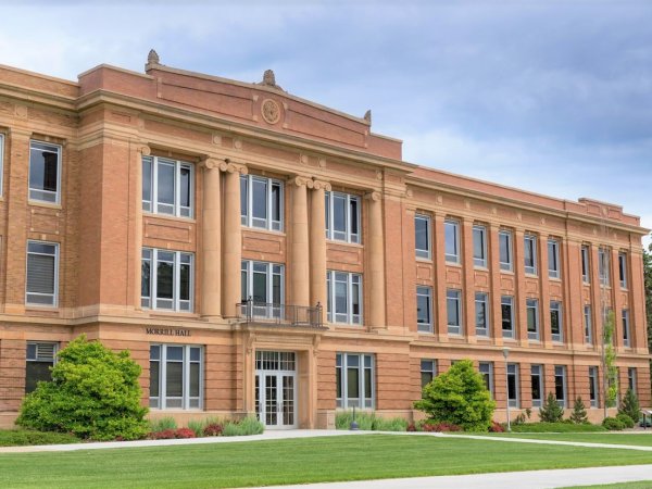 The facade of Morrill Hall, Administrative Building.