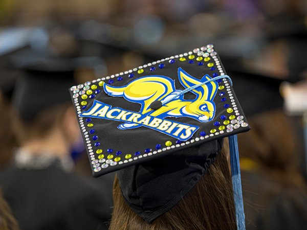 Decorated graduation cap