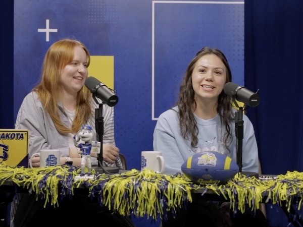 Emma Brown and Olivia Petrik speak about Taylor Swift on the second episode of "The Yellow & Blue Podcast."