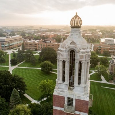 View of Campanile and SDSU campus.