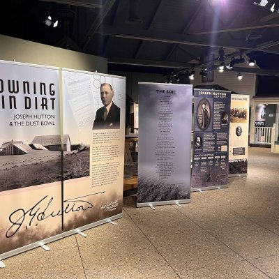 Drowning in Dirt Exhibit Entrance