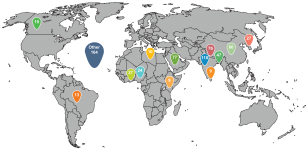 International Students Map 2015