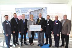 CHS Foundation awarding check to SDSU leadership