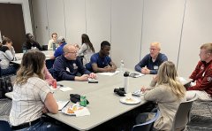 SDSU students and staff along with Brookings community leaders discuss being workforce ready.