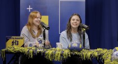 Emma Brown and Olivia Petrik speak about Taylor Swift on the second episode of "The Yellow & Blue Podcast."