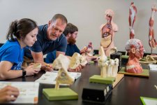 Biology Lab with students and teacher