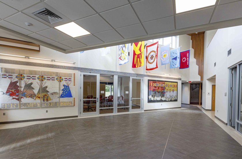 Lobby of the new American Indian Student Center