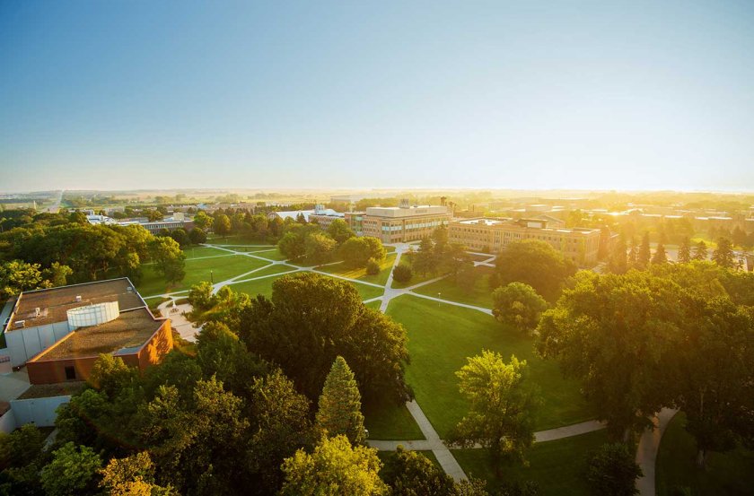 View of Campus from the campanile